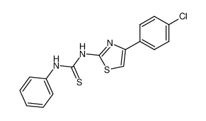 1-[4-(4-chloro-phenyl)-thiazol-2-yl]-3-phenyl-thiourea CAS:2982-50-5 manufacturer & supplier