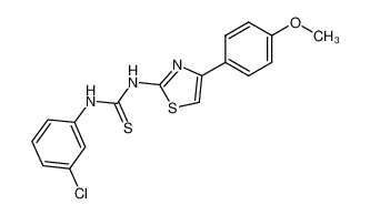 1-(3-chloro-phenyl)-3-[4-(4-methoxy-phenyl)-thiazol-2-yl]-thiourea CAS:2982-93-6 manufacturer & supplier