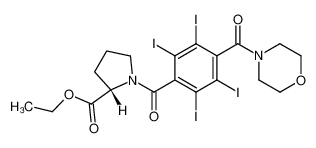 1-[2,3,5,6-tetraiodo-4-(morpholine-4-carbonyl)-benzoyl]-proline ethyl ester CAS:29820-31-3 manufacturer & supplier