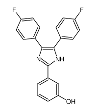 3-[4,5-bis(4-fluorophenyl)-1H-imidazol-2-yl]phenol CAS:298200-60-9 manufacturer & supplier