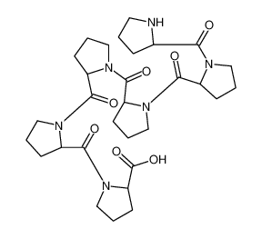 (2S)-1-[(2S)-1-[(2S)-1-[(2S)-1-[(2S)-1-[(2S)-pyrrolidine-2-carbonyl]pyrrolidine-2-carbonyl]pyrrolidine-2-carbonyl]pyrrolidine-2-carbonyl]pyrrolidine-2-carbonyl]pyrrolidine-2-carboxylic acid CAS:29821-19-0 manufacturer & supplier