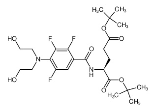 di-tert-butyl {4-[bis(2-hydroxyethyl)amino]-2,3,5-trifluorobenzoyl}-L-glutamate CAS:298211-21-9 manufacturer & supplier