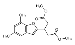 3-(5,7-Dimethyl-benzofuran-2-yl)-pentanedioic acid dimethyl ester CAS:298213-51-1 manufacturer & supplier