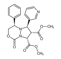 dimethyl (4R,6R,7S,8R)-1-oxo-4-phenyl-6-(pyridin-3-yl)tetrahydro-1H,6H-pyrazolo[1,2-c][1,3,4]oxadiazine-7,8-dicarboxylate CAS:298213-61-3 manufacturer & supplier