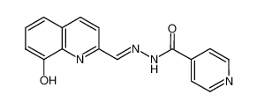 8-hydroxyquinoline-2-carboxaldehyde (isonicotinoyl)hydrazone CAS:298218-46-9 manufacturer & supplier