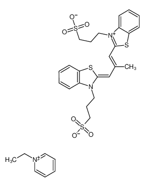 1-ethylpyridin-1-ium 3-(2-((1E,3Z)-2-methyl-3-(3-(3-sulfonatopropyl)benzo[d]thiazol-2(3H)-ylidene)prop-1-en-1-yl)benzo[d]thiazol-3-ium-3-yl)propane-1-sulfonate CAS:298220-07-2 manufacturer & supplier