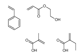 2-hydroxyethyl prop-2-enoate,2-methylidenebutanoic acid,2-methylprop-2-enoic acid,styrene CAS:29828-29-3 manufacturer & supplier