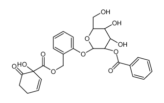 [(2S,3R,4S,5S,6R)-4,5-dihydroxy-6-(hydroxymethyl)-2-[2-[(1-hydroxy-6-oxocyclohex-2-ene-1-carbonyl)oxymethyl]phenoxy]oxan-3-yl] benzoate CAS:29836-40-6 manufacturer & supplier