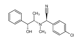 (R)-(4-chloro-phenyl)-[((1S,2R)-2-hydroxy-1-methyl-2-phenyl-ethyl)-methyl-amino]-acetonitrile CAS:29843-22-9 manufacturer & supplier