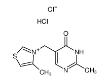 4-methyl-3-(2-methyl-6-oxo-1,6-dihydro-pyrimidin-5-ylmethyl)-thiazolium; chloride-hydrochloride CAS:29856-25-5 manufacturer & supplier