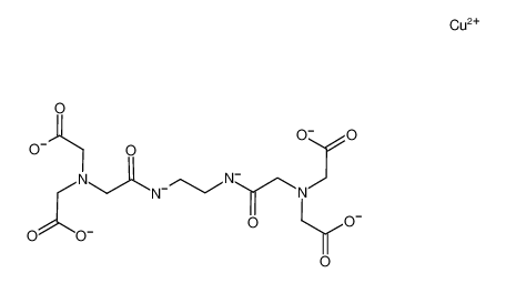 monocopper(II) mono(3,12-bis(carboxylatomethyl)-1,14-dioxido-1,5,10,14-tetraoxo-3,6,9,12-tetraazatetradecane-6,9-diide) CAS:29857-90-7 manufacturer & supplier