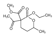 3-acetyl-2-ethoxy-6-methyl-2-oxo-2λ5-[1,2]oxaphosphinane-3-carboxylic acid methyl ester CAS:2986-09-6 manufacturer & supplier