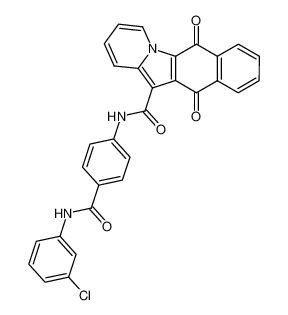 6,11-Dioxo-6,11-dihydro-benzo[f]pyrido[1,2-a]indole-12-carboxylic acid [4-(3-chloro-phenylcarbamoyl)-phenyl]-amide CAS:2986-86-9 manufacturer & supplier