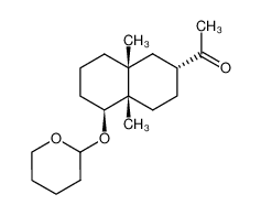 1-[(2R,4aS,5S,8aR)-4a,8a-Dimethyl-5-(tetrahydro-pyran-2-yloxy)-decahydro-naphthalen-2-yl]-ethanone CAS:29863-76-1 manufacturer & supplier