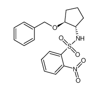 N-((1S,2S)-2-(benzyloxy)cyclopentyl)-2-nitrobenzenesulfonamide CAS:298681-19-3 manufacturer & supplier