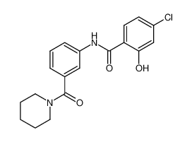 4-chloro-2-hydroxy-N-(3-(piperidine-1-carbonyl)phenyl)benzamide CAS:298682-96-9 manufacturer & supplier