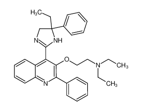 5-Ethyl-5-phenyl-2-{3-[2-(diethylamino)ethoxy]-2-phenylquinolin-4-yl}-imidazoline CAS:298689-22-2 manufacturer & supplier