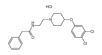 N-{2-[4-(3,4-Dichlorophenoxy)-1-piperidinyl]ethyl}-2-phenylacetamide hydrochloride CAS:298696-23-8 manufacturer & supplier