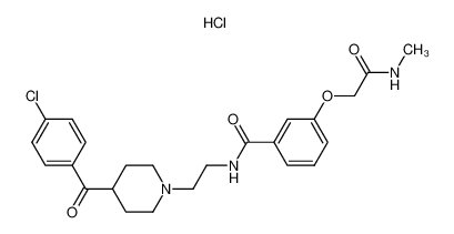 N-{2-[4-(4-Chlorobenzoyl)-1-piperidinyl]ethyl}-3-[2-(methylamino)-2-oxoethoxy]benzamide hydrochloride CAS:298696-30-7 manufacturer & supplier