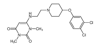 6-({2-[4-(3,4-Dichlorophenoxy)-1-piperidinyl]ethyl}amino)-1,3-dimethyl-2,4(1H,3H)-pyrimidinedione CAS:298696-42-1 manufacturer & supplier