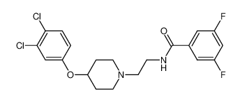 N-{2-[4-(3,4-Dichlorophenoxy)-1-piperidinyl]ethyl}-3,5-difluorobenzamide CAS:298696-82-9 manufacturer & supplier