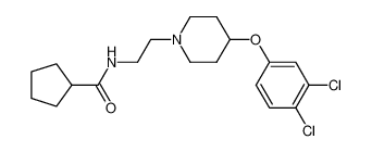 N-{2-[4-(3,4-Dichlorophenoxy)-1-piperidinyl]ethyl}-cyclopentanecarboxamide CAS:298696-98-7 manufacturer & supplier