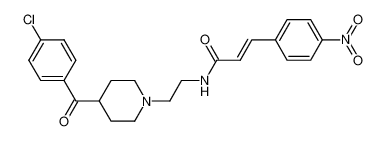 (E)-N-{2-[4-(4-Chlorobenzoyl)-1-piperidinyl]ethyl}-3-(4-nitrophenyl)-2-propenamide CAS:298697-46-8 manufacturer & supplier