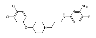 N~2~-{3-[4-(3,4-Dichlorophenoxy)-1-piperidinyl]propyl}-5-fluoro-2,4-pyrimidinediamine CAS:298698-58-5 manufacturer & supplier