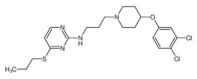 N-{3-[4-(3,4-Dichlorophenoxy)-1-piperidinyl]propyl}-4-(propylsulfanyl)-2-pyrimidinamine CAS:298698-62-1 manufacturer & supplier