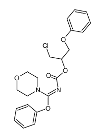 N-(2-chloro-1-phenoxymethyl-ethoxycarbonyl)-morpholine-4-carboximidic acid phenyl ester CAS:29901-16-4 manufacturer & supplier