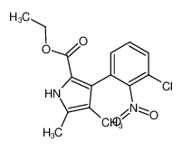 3-(3-chloro-2-nitro-phenyl)-4,5-dimethyl-pyrrole-2-carboxylic acid ethyl ester CAS:29904-02-7 manufacturer & supplier