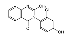 3-(2-chloro-4-hydroxy-phenyl)-2-methyl-3H-quinazolin-4-one CAS:29909-23-7 manufacturer & supplier