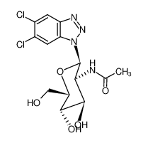 2-acetylamino-1-(5,6-dichloro-benzotriazol-1-yl)-β-D-1,2-dideoxy-glucopyranose CAS:29914-59-8 manufacturer & supplier