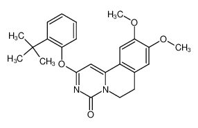 2-(2-tert-butylphenoxy)-9,10-dimethoxy-6,7-dihydro-4H-pyrimido[6,1-a]isoquinolin-4-one CAS:299157-97-4 manufacturer & supplier