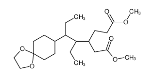 3-[2-(1,4-Dioxa-spiro[4.5]dec-8-yl)-1-ethyl-butyl]-hexanedioic acid dimethyl ester CAS:29916-74-3 manufacturer & supplier