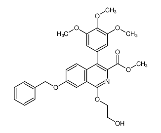 methyl 7-(benzyloxy)-1-(2-hydroxyethoxy)-4-(3,4,5-trimethoxyphenyl)isoquinoline-3-carboxylate CAS:299167-71-8 manufacturer & supplier