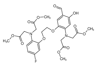 [(2-{2-[6-bis(methoxycarbonylmethyl)amino-3-fluorophenoxy]ethoxy}-4-formyl-5-hydroxyphenyl)methoxycarbonylmethylamino]acetic acid methyl ester CAS:299172-14-8 manufacturer & supplier