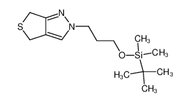 2-{3-(tert-butyldimethylsilyl)oxy}propyl-2,6-dihydro-4H-thieno[3,4-c]pyrazole CAS:299177-95-0 manufacturer & supplier