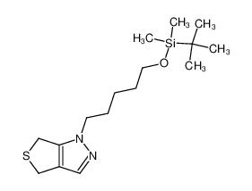 1-{5-(tert-butyldimethylsilyl)oxy}pentyl-4,6-dihydro-1H-thieno[3,4-c]pyrazole CAS:299177-98-3 manufacturer & supplier