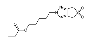 5-(5,5-dioxo-4H-thieno[3,4-c]pyrazol-2(6H)-yl)pentyl 2-propenoate CAS:299178-13-5 manufacturer & supplier