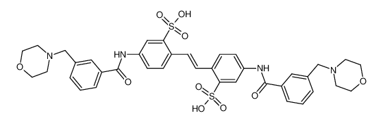 2,2'-[(E)-1,2-ethenediyl]bis[5-[[3-(4-morpholinylmethyl)benzoyl]amino]benzenesulfonic acid] CAS:299181-00-3 manufacturer & supplier