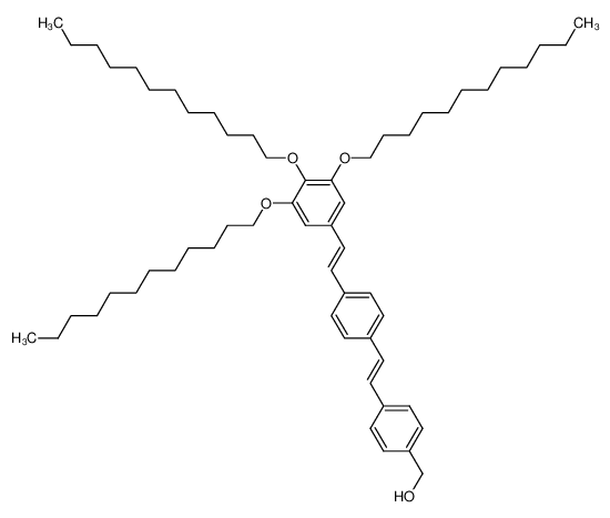 [4-((E)-2-{4-[(E)-2-(3,4,5-Tris-dodecyloxy-phenyl)-vinyl]-phenyl}-vinyl)-phenyl]-methanol CAS:299204-64-1 manufacturer & supplier