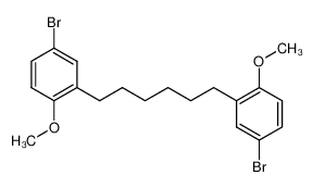 1,1'-(1,6-hexanediyl)bis[5-bromo-2-methoxybenzene] CAS:299205-64-4 manufacturer & supplier