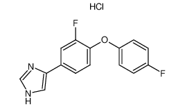 4-[4-(4-fluorophenoxy)-3-fluorophenyl]-1H-imidazole, hydrochloride salt CAS:299206-58-9 manufacturer & supplier