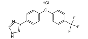 4-[4-(4-trifluoromethylphenoxy)phenyl]-1H-imidazole, hydrochloride salt CAS:299206-62-5 manufacturer & supplier