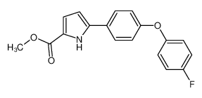 methyl 5-[4-(4-fluorophenoxy)phenyl]pyrrole-2-carboxylate CAS:299206-70-5 manufacturer & supplier