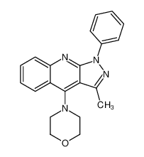 4-(3-methyl-1-phenyl-1H-pyrazolo[3,4-b]quinolin-4-yl)morpholine CAS:299208-01-8 manufacturer & supplier