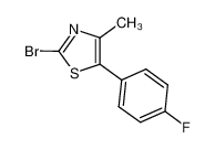 2-bromo-4-methyl-5-(4-fluorophenyl)thiazole CAS:299219-73-1 manufacturer & supplier