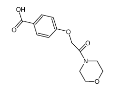 4-(2-morpholin-4-yl-2-oxoethoxy)benzoic acid CAS:29936-96-7 manufacturer & supplier