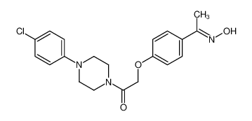 1-[4-(4-chlorophenyl)piperazin-1-yl]-2-[4-[(E)-N-hydroxy-C-methylcarbonimidoyl]phenoxy]ethanone CAS:29937-15-3 manufacturer & supplier